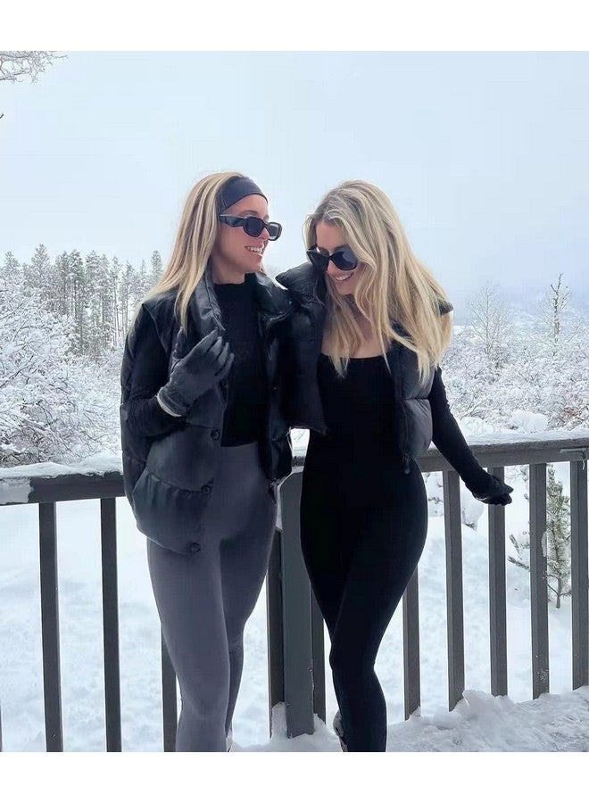 RITOPER Black Workout Yoga Headbands For Women6 Pack Wide Elastic Thick Headbands For Running Athletic Non Slip Stretchy Sweat Head Bands Hair Bands (Solid Headbands) - Image 4