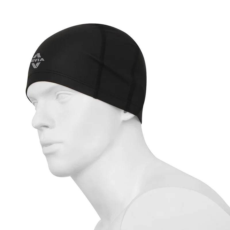 نيفيا Nivia Uniswim Swimming Cap - Black