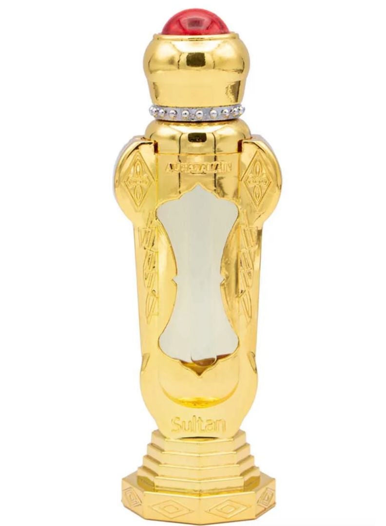 الحرمين عطر الحرمين سلطان زيت عطري 12 مل | عطر مركز خالٍ من الكحول للجنسين | رائحة تدوم طويلاً - Image 3