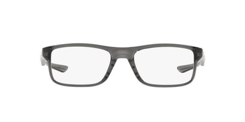 Oakley Men's Ox8081 Plank 2.0 Rectangular Prescription Eyewear Frames, Polished Grey Smoke/Demo Lens, 55 mm - Image 2