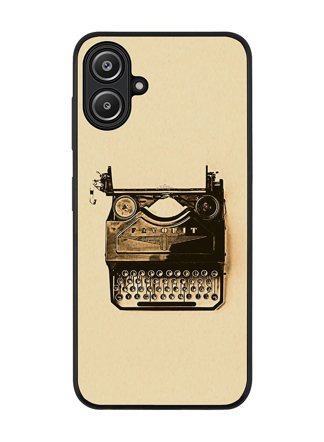 Stylizedd For Samsung Galaxy A06 Case,Slim fit Camera Protection, Shockproof Thin Phone cover - Typewriter - Image 1