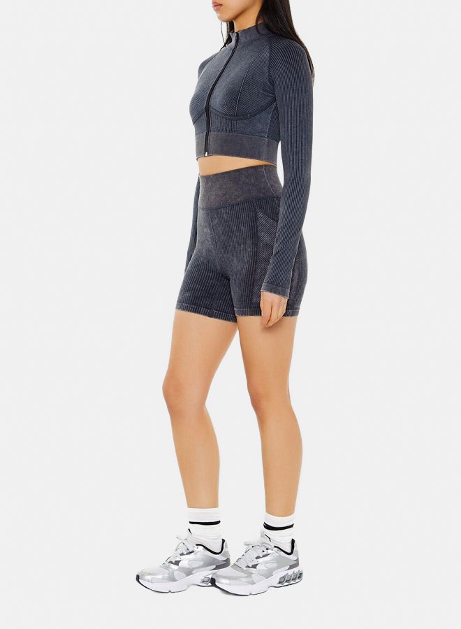 FOREVER 21 Active Seamless Ribbed Biker Shorts - Image 3