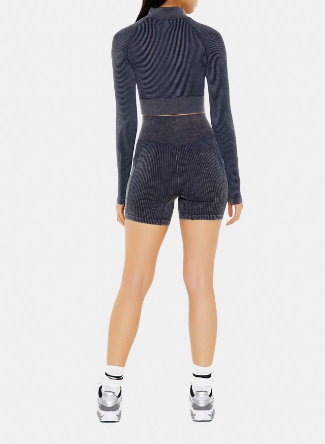 FOREVER 21 Active Seamless Ribbed Biker Shorts - Image 4
