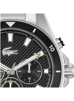 LACOSTE LACOSTE ROUND CHRONOGRAPH MEN'S BLACK CASE WATCH - 2011382  - Image 4