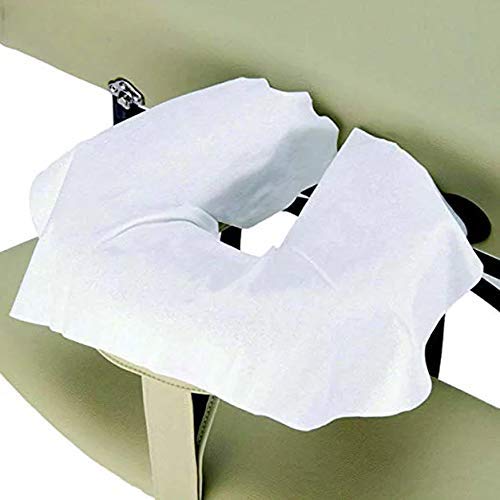 Huini Disposable Headrest Covers Soft Face Cradle Covers Non-Sticking for Massage Tables & Chairs 50Grams (200CT) - Image 4