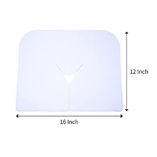 Huini Disposable Headrest Covers Soft Face Cradle Covers Non-Sticking for Massage Tables & Chairs 50Grams (200CT) - Image 2