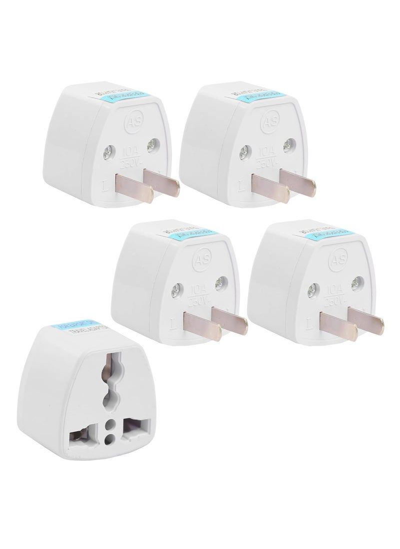 HI PLASST PINS N PLUGS HiPLASST 5pcs TypeA US Converter Plug India to Canada Converter Plug Universal Travel Adapter for USA Canada Mexico Brazil Philippines Cuba Thailand Taiwan Japan Panama etc  - Image 1