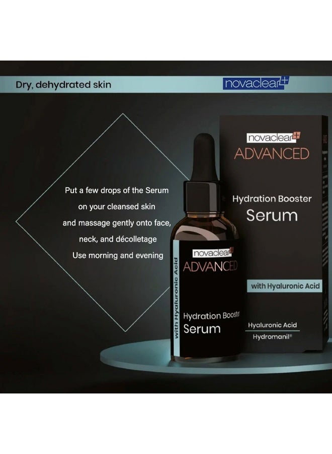 novaclear Advanced Hydration Booster Facial Serum With Hyaluronic Acid 30 ML - Image 4