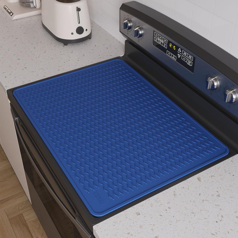 XiFEO Stove Top Covers for Electric Stove, Food Grade Heavy Duty Silicone Glass Stove Top Cover Protector, Induction Cooktop Protector, Heat Resistant Range Ceramic Stove Top Covers Mat, Oven Cover - Image 1