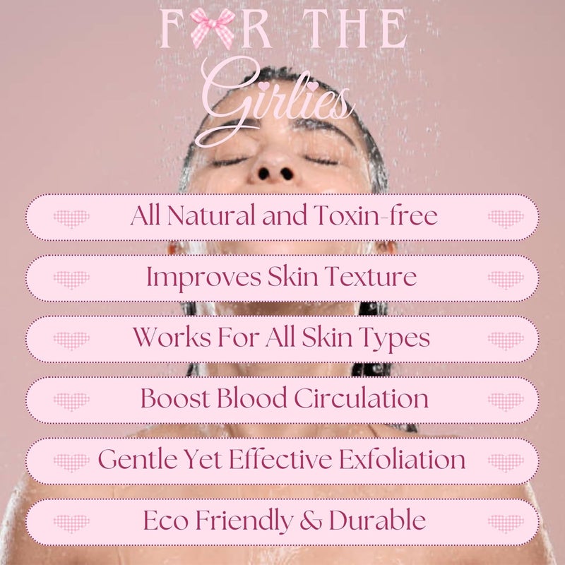 CraftsOfEgypt Natural Loofah Exfoliating Body Scrubber for Women Made with Natural Egyptian Loofa Sponge Bath Shower Luffa lufa for face and Body exfoliator Scrub Pads - Image 2