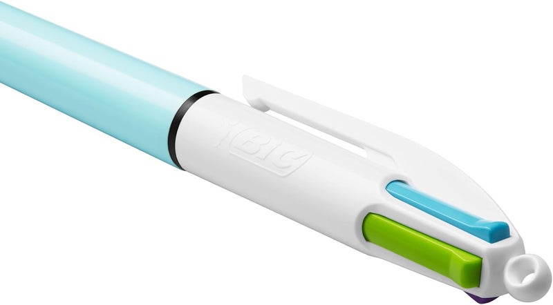 BIC 4 Colours Fashion Ballpoint Pen - Box of 12 - Image 4