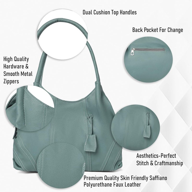 Fostelo Women's Style Diva Satchel Tote Handbag for Women | Ladies Purse | Stylish Shoulder Bag | Gift For Women - Image 2