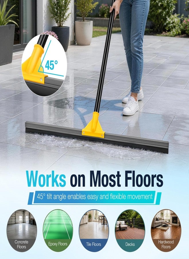 SOBONNE 24" Floor Squeegee for Concrete Floor Water Removal - Image 5