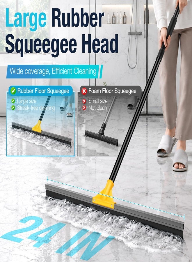 SOBONNE 24" Floor Squeegee for Concrete Floor Water Removal - Image 3