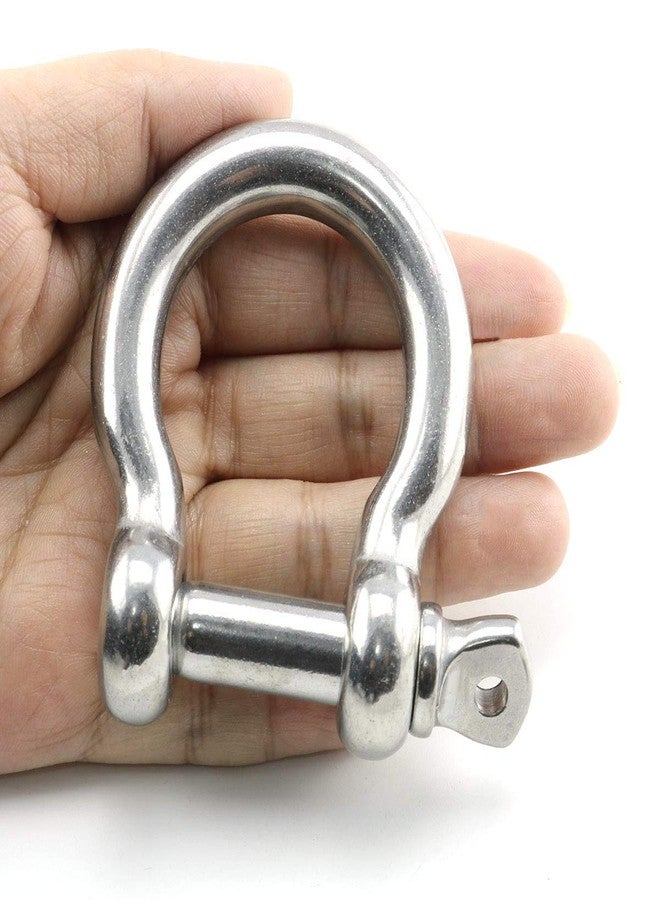 Lind Kitchen 1pc 1/2 Inch Stainless Steel Bow Shackle Screw Pin Anchor Shackle Hardware Rigging Outdoor Tools for Survival Rope Paracord Camping Bracelet Bow Buckle M12 - Image 5