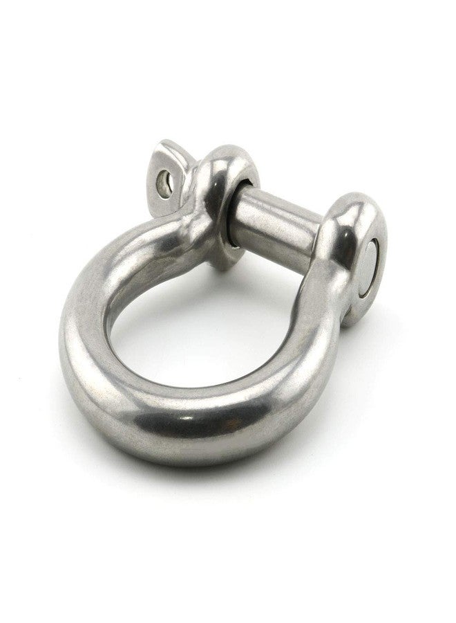 Lind Kitchen 1pc 1/2 Inch Stainless Steel Bow Shackle Screw Pin Anchor Shackle Hardware Rigging Outdoor Tools for Survival Rope Paracord Camping Bracelet Bow Buckle M12 - Image 1