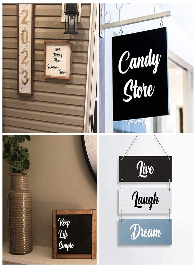 REOLAN 1.5 Inch Alphabet Letter Stencils for Painting - 70 Pack Letter and Number Stencil Templates with Signs for Painting on Wood, Reusable Alphabet Letters Stencils for Chalkboard Wood Signs & Wall Art - Image 3