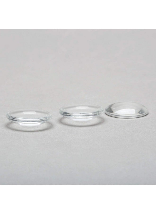 Dophee Glass Cabochons Dome Tiles 10Pcs 25Mm Thickness 6.2Mm Clear Round Flat Back Dome Cabochons Set For Diy Craft Photo Charms Cameo Pendants Rings Necklace And Jewelry Making  - Image 5