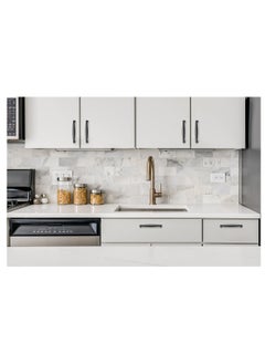 SYOSI 10 Pcs Kitchen Cabinet Handles Solid Pulls Hardware 5 inch Hole Center Matte Black Drawer for Cupboard  - Image 2
