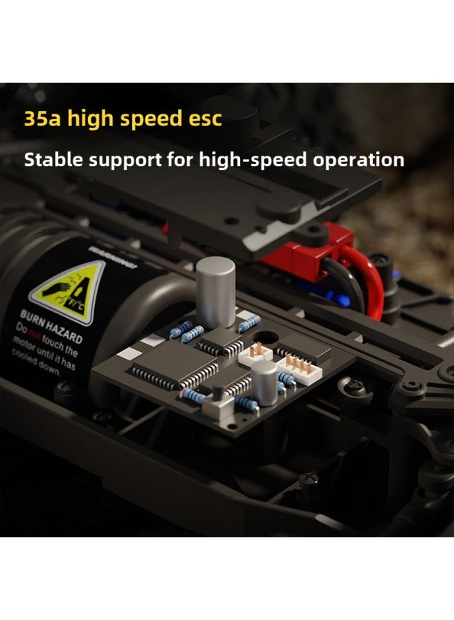 RC Remote Control Off-road Vehicle Toy Car Charging Electric Professional High-speed Four-wheel Drive Climbing Car Boy Children Racing Gift-Colour: Alloy Black Warrior 1:16 High Speed Rc Off-road Vehicle-70km-Proportion:1:16 - Image 3