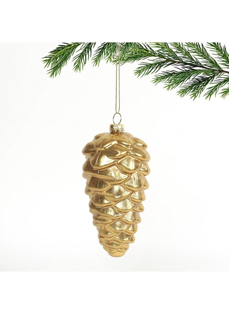 Hamster London Hamster London HL Holy Pinecone Gold Hanging Christmas Decoration  - Image 1