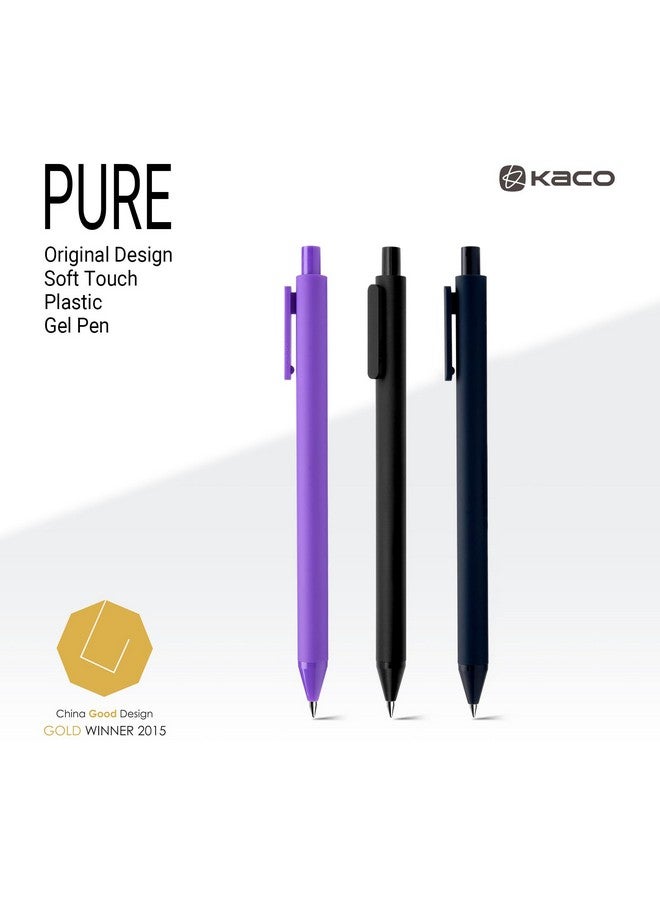 Kaco Gel Pens 20 Assorted Color Ink 0.5Mm Fine Point, Cute Stationery Journaling Note Taking Pens Retractable Office Supplies - Image 4