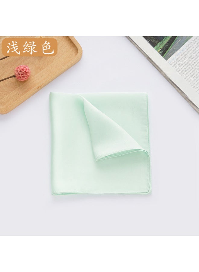 Silk Handkerchief Suit Pocket Towel 100 Mulberry Silk Small Handkerchief Multi-color Optional