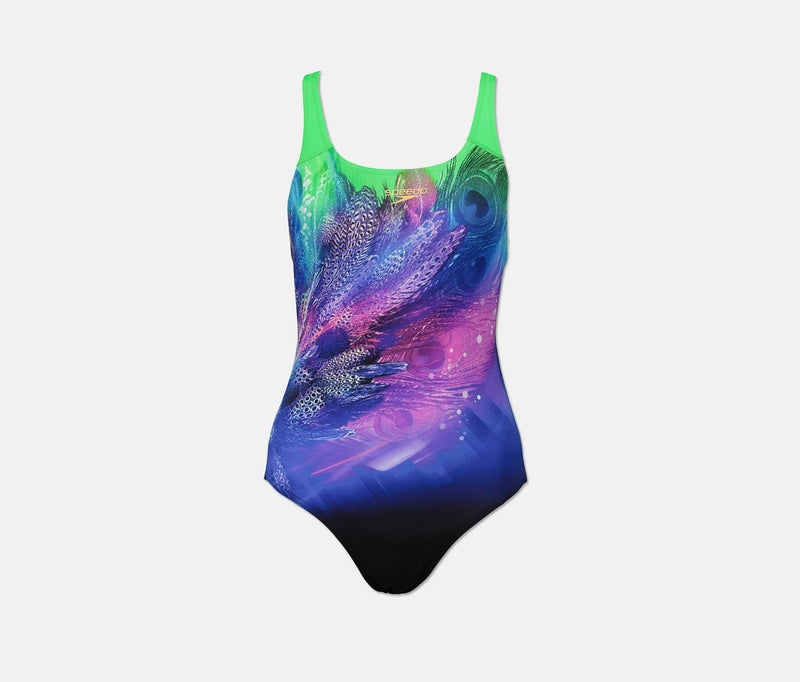 speedo Women Graphic Print One Piece, Multicolor - Image 1