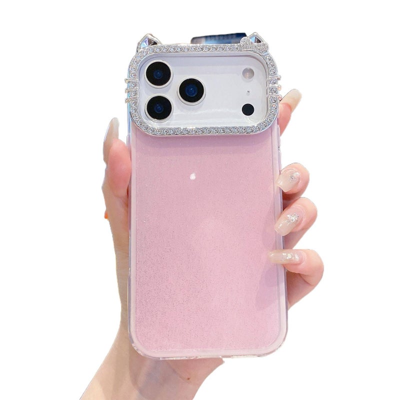 غطاء واقي، حماية من السقوط، وردي TPU، مقاوم للصدمات لـ iPhone 14 / 14 Plus / 14 Pro / 14 Pro Max، لمعان من مادة TPU باللون الوردي - Layan Lure - Image 1