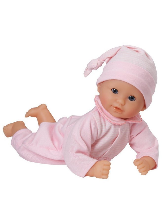 Corolle Corolle Bébé Calin Charming Pastel Baby Doll - 12" Soft Body Doll with Pink Outfit, Sleeping Eyes Open and Close, Vanilla-Scented, for Kids Ages 18 Months and up  - Image 1