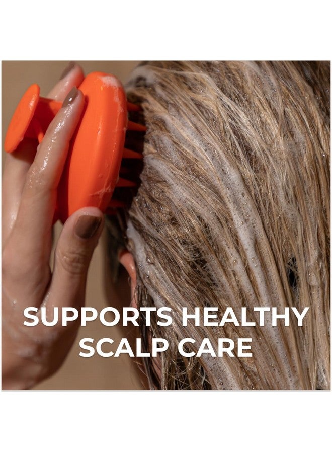 DS LABORATORIES DS Labs Revitalizing Scalp Brush - Silicone Shampoo Massager for a Cleaner, Fresher, Feeling Scalp, Lifts Build Up & Boosts Lather, Ergonomic, Water Resistant, for All Hair Types - Image 3