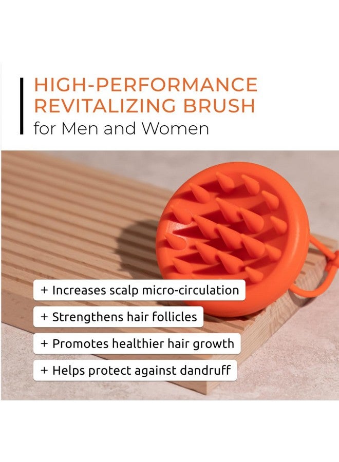 DS LABORATORIES DS Labs Revitalizing Scalp Brush - Silicone Shampoo Massager for a Cleaner, Fresher, Feeling Scalp, Lifts Build Up & Boosts Lather, Ergonomic, Water Resistant, for All Hair Types - Image 2