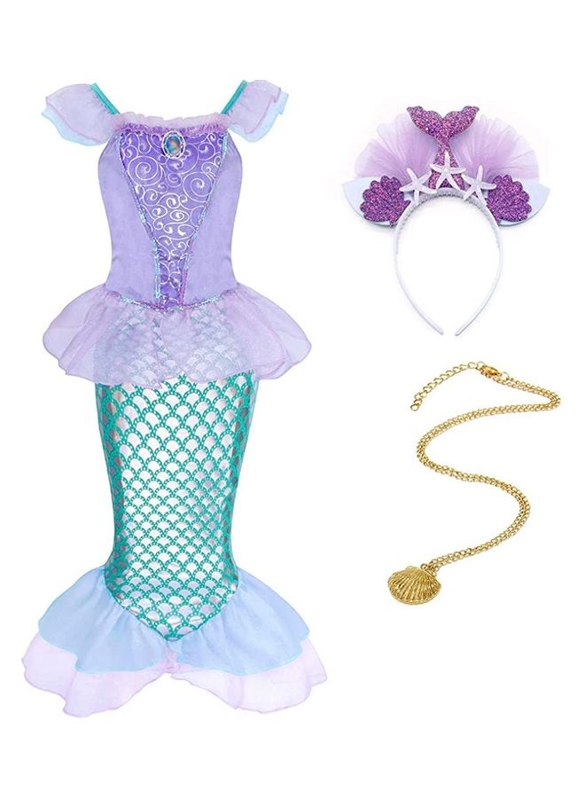 Mermaid Party Costume Dress 90cm - Image 1