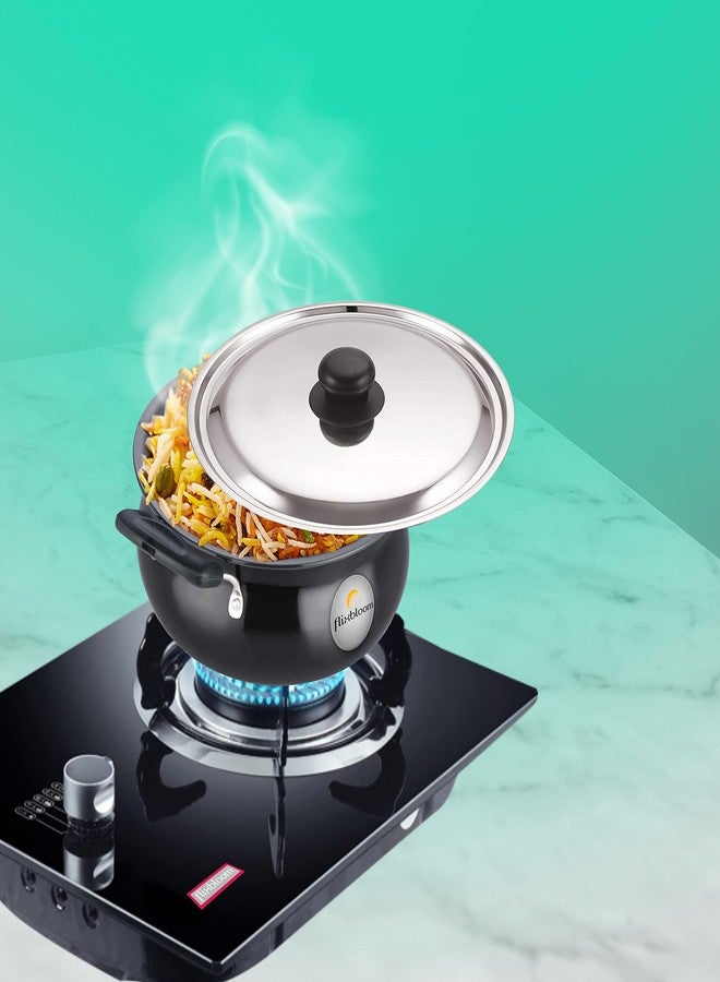 Flixbloom Perfect Plus Hard Anodised Induction Base Handi with Lid (3 Litre) - Image 3