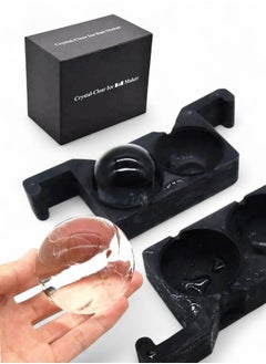 Luxury Silicone Clear Ice Ball Maker – Premium Silicone Mold for Unique and Fun Spherical Ice – Perfect for Parties and Drinks – Silicone Ice Mold, Ice Ball Maker, Creative Ice Shapes, and Stylish Ice Cube Maker.