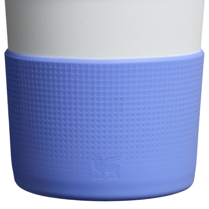Stanley 20oz/30oz Stanley Quencher Boot + Straw Topper Silicone Protective Sleeve & Straw Cover – Hydrangea - Image 2