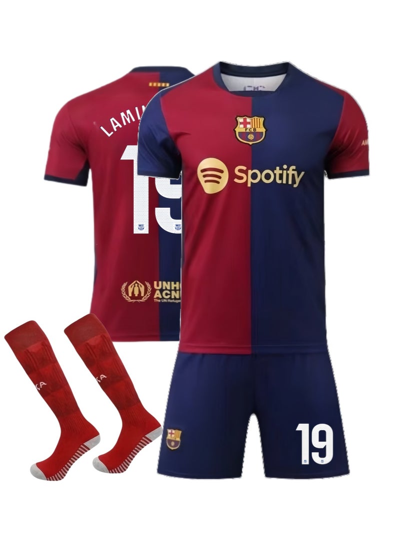 SKT Shiketro Adult Outdoor Sports Suit Size 19 Football Uniform T-shirt Three-piece set  - Image 1