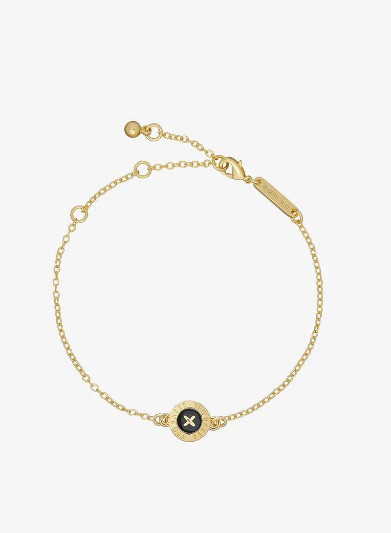 Eisa Enamel Mini Button Bracelet