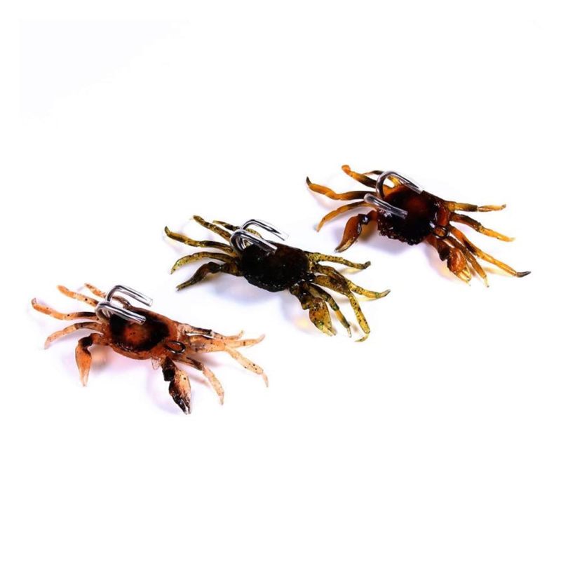 Fake Bait Anti-Hanging Bottom Silicone Fishing Equipmen Crab Soft Bait Lures for Fishing Bionic Bait Submerged 30g Luya Bait - Image 1