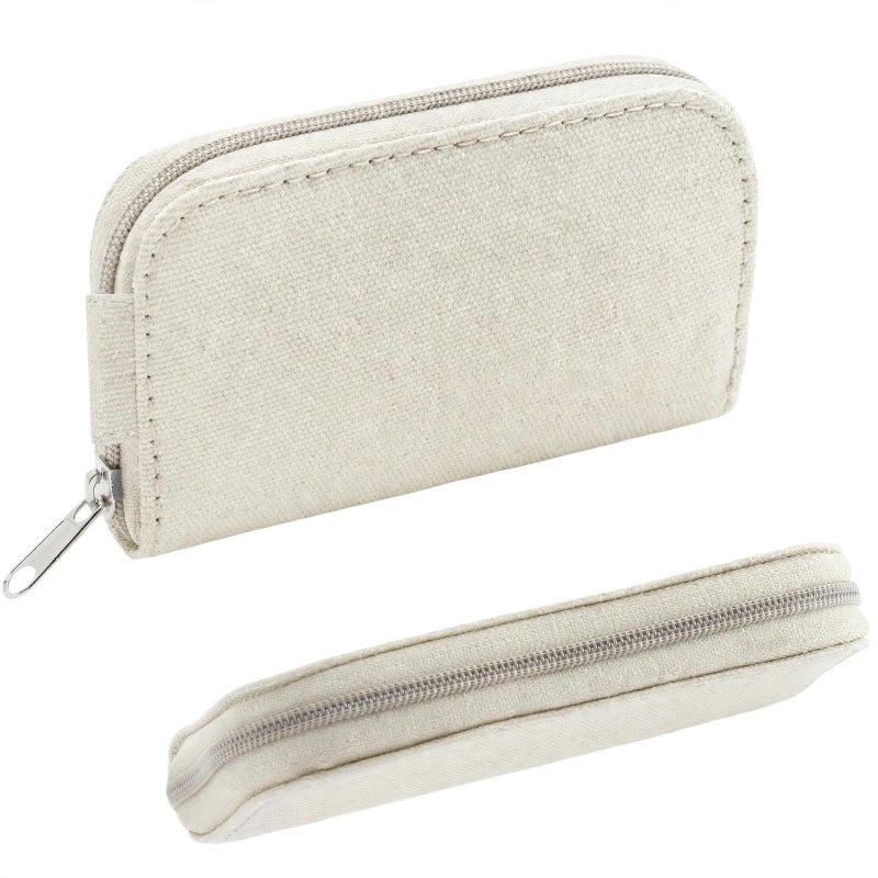 MySouq.Store Memory SD Card Case, 1Pcs Micro SD Card Holder Wallet Storage 28 Slot SD Micro SD CF SDHC SDXC MMC Secure Digital Compact Flash Cards - Made By MySouq.Store (Beige) - Image 1