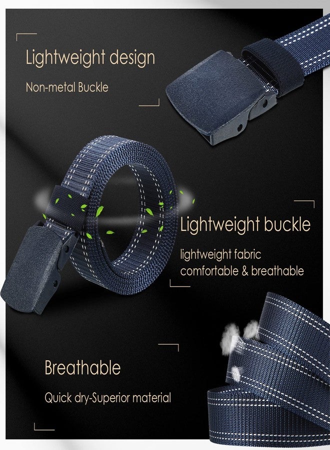 JaGely 18 Pack Nylon Tactical Belts Breathable Military Duty Belt with Plastic Buckle Webbing Canvas Belts for Men Women Outdoor - Image 3