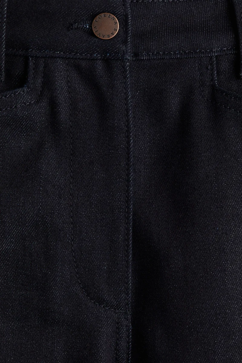 اتش اند ام جينز واسع بفتحة أمامية