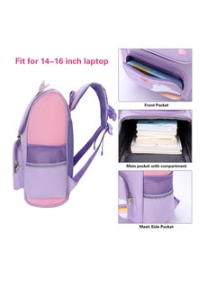SUNSAR Children's school bag waterproof lightweight backpack for 6-15 years old elementary school students school bag for boys and girls  - Image 2