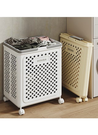 Rolling Grocery Cart Laundry Hamper With Foldable Handle For Dorm,Bathroom,Laundry Basket With Wheels,Vertical Rolling Laundry Cart, Laundry, Towels, Mesh Storage Basket - pzsku/ZC0CF88BF4386367E0527Z/45/_/1735787129/667141ed-4e32-4a4a-88df-89dc5ccb0868