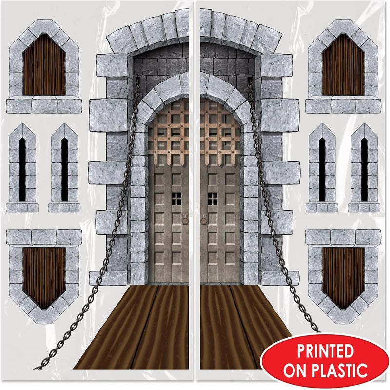 Beistle Castle Door  Window Props Party Accessory - Image 3