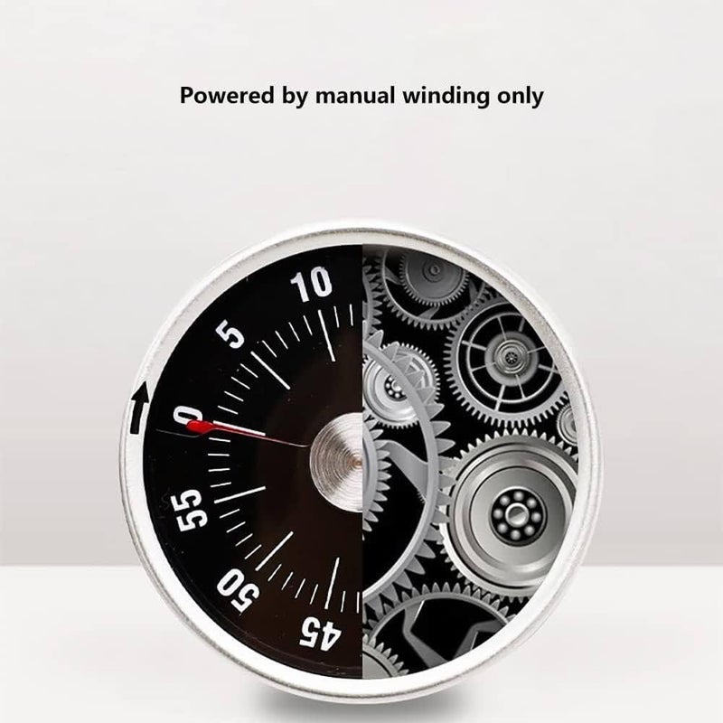 MVM Enterprise Visual Analog Countdown Timer Kids Mini 60 Minute Clock Mechanical Magnetic for Kid Kitchen Homeworks Housework Classroom Cooking Baking Games - Image 4
