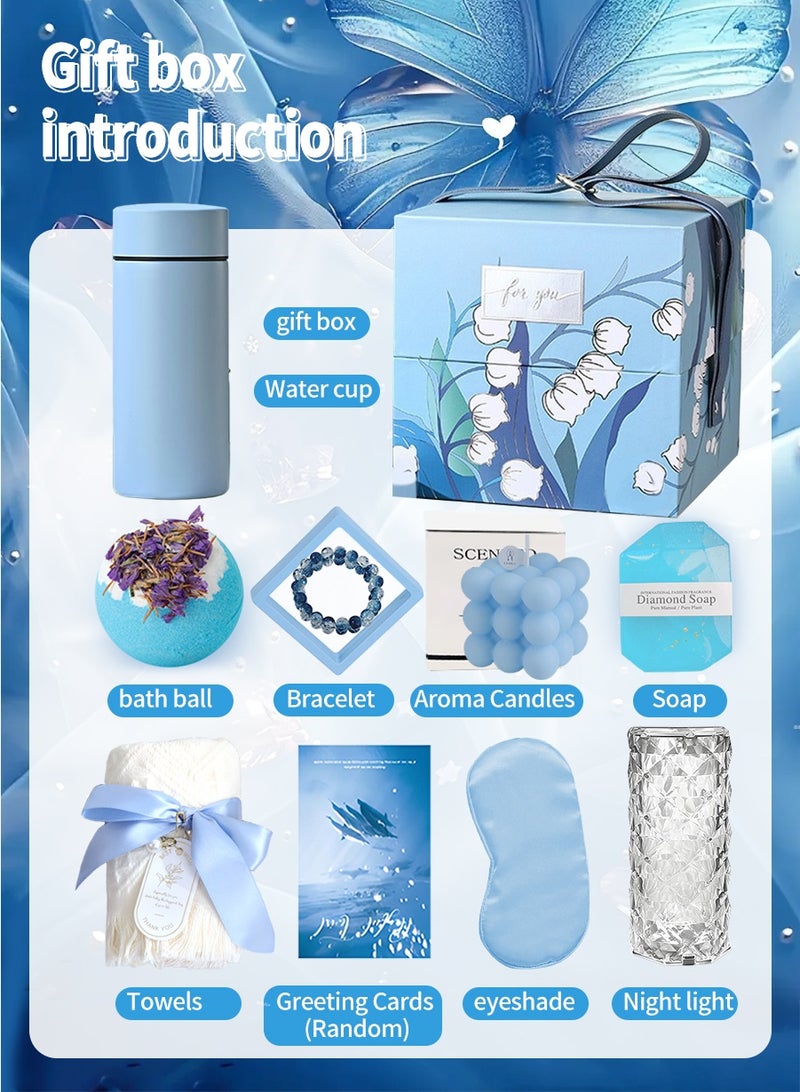 بيروي أطقم هدايا للسيدات، أطقم هدايا مثالية، هدايا فريدة للسيدات، هدايا للأمهات، الأخوات الصديقات الزوجات، الزميلات الزميلات المعلمات هدايا الممرضات للسيدات (طقم مكون من 10 قطع) - Image 3