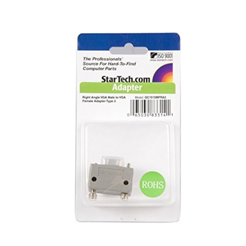 StarTech Right Angle VGA to VGA Cable Adapter Type 2 - M/F - Image 3