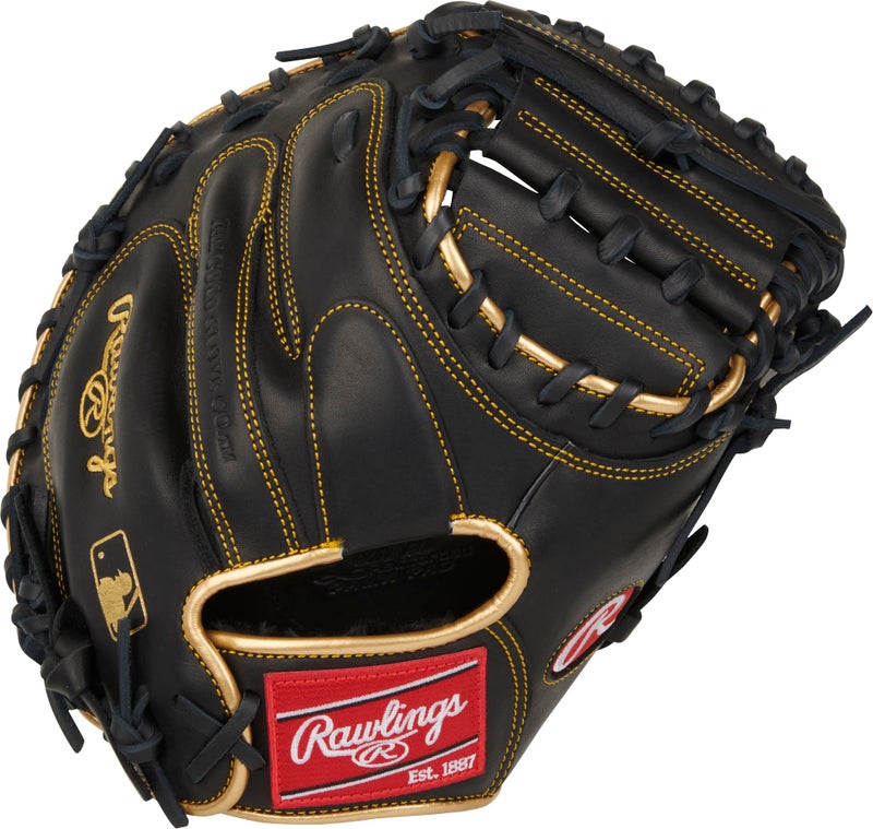 Rawlings | R9 Baseball Catcher's Mitt | 32.5" |1-Piece Solid Web | Right Hand Throw - Image 4