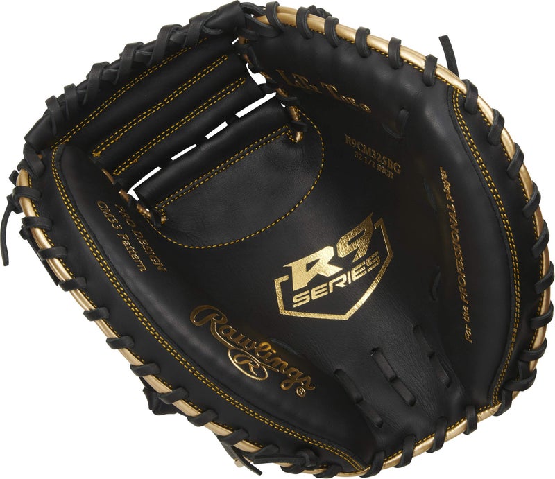 Rawlings | R9 Baseball Catcher's Mitt | 32.5" |1-Piece Solid Web | Right Hand Throw - Image 3